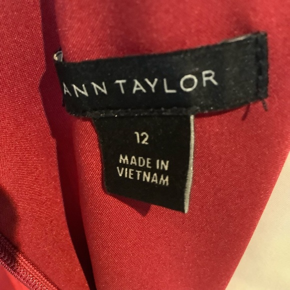 Ann Taylor Red Sleeveless Dress - Picture 9 of 9